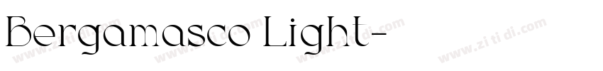 Bergamasco Light字体转换 Bergamasco Light字体转换